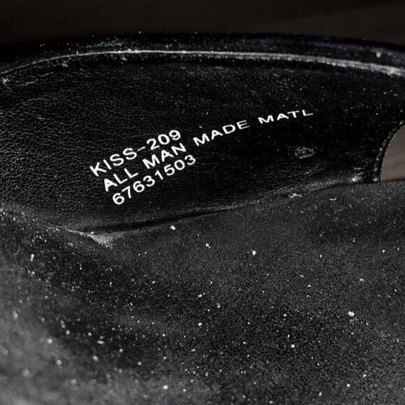 Pleaser KISS-209 Black Ankle Strap Stiletto Platform High Heels Size 7 PLS READ! - Picture 15 of 16